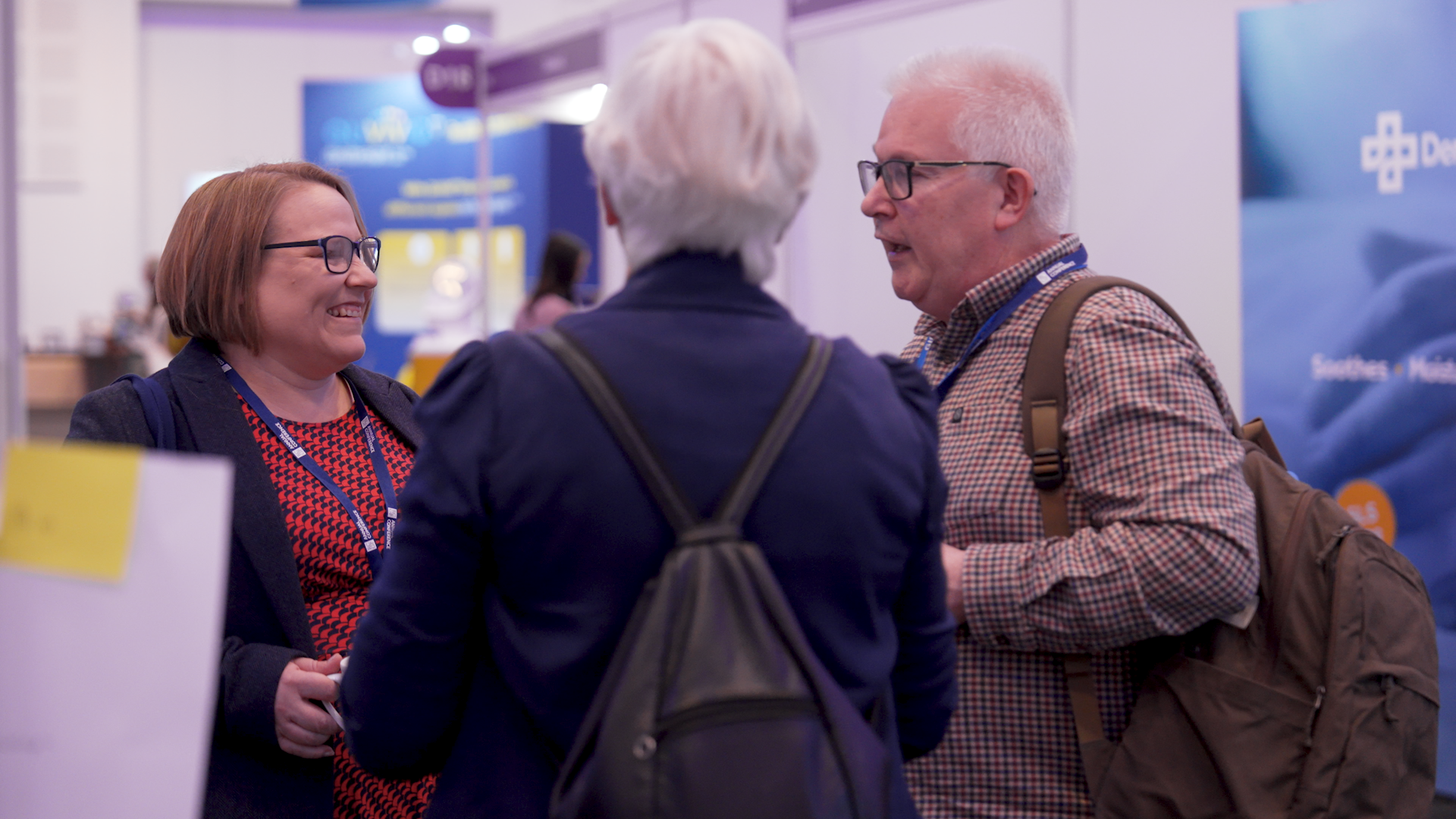Networking on the Exhibition floor 